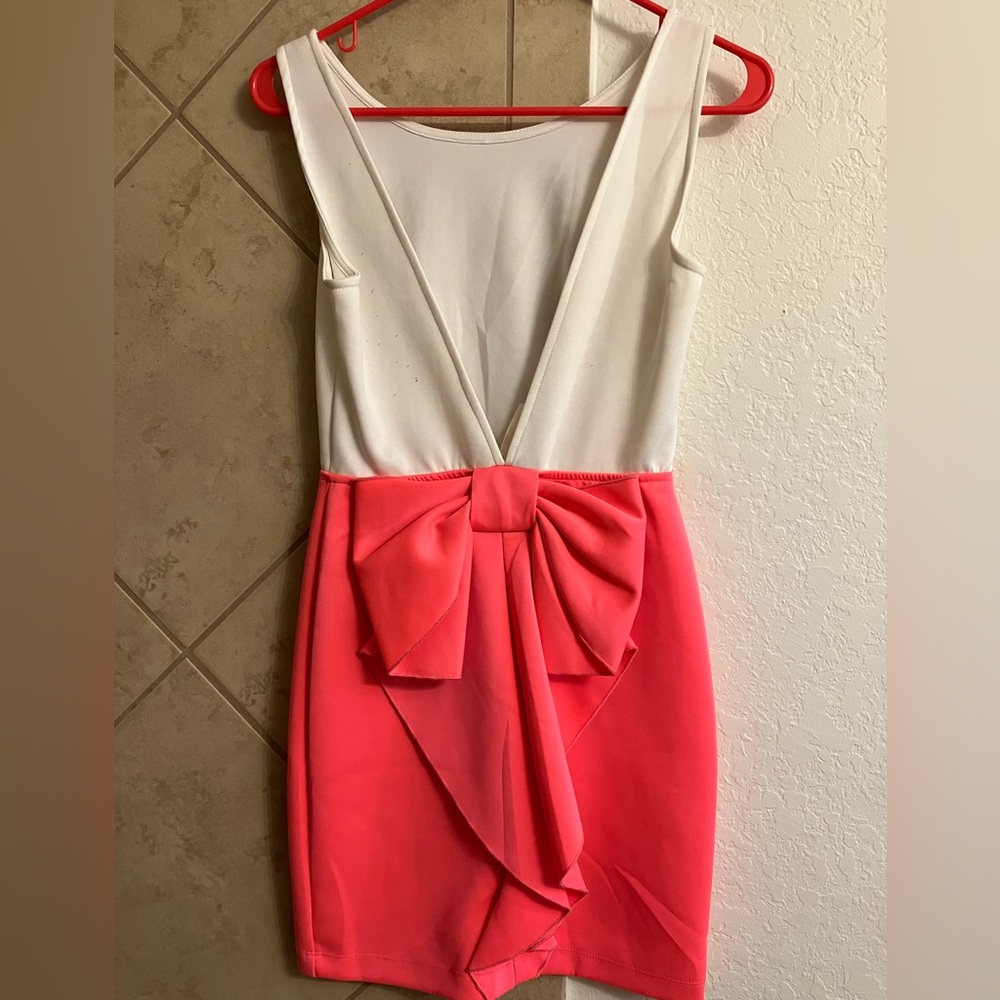 Bow back dress